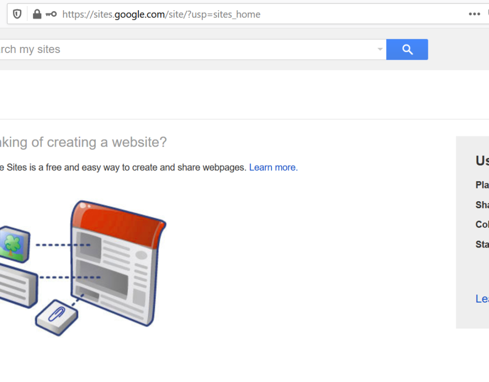 Seo Ireland – Why Build A Website On Google Sites