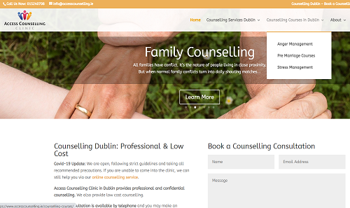 Access Counselling Web Design