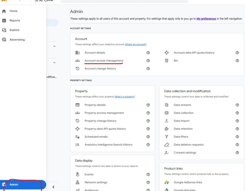 Google Analytics Instructions