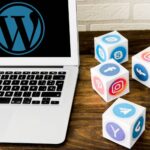How should a WordPress website be integrated with social media platforms